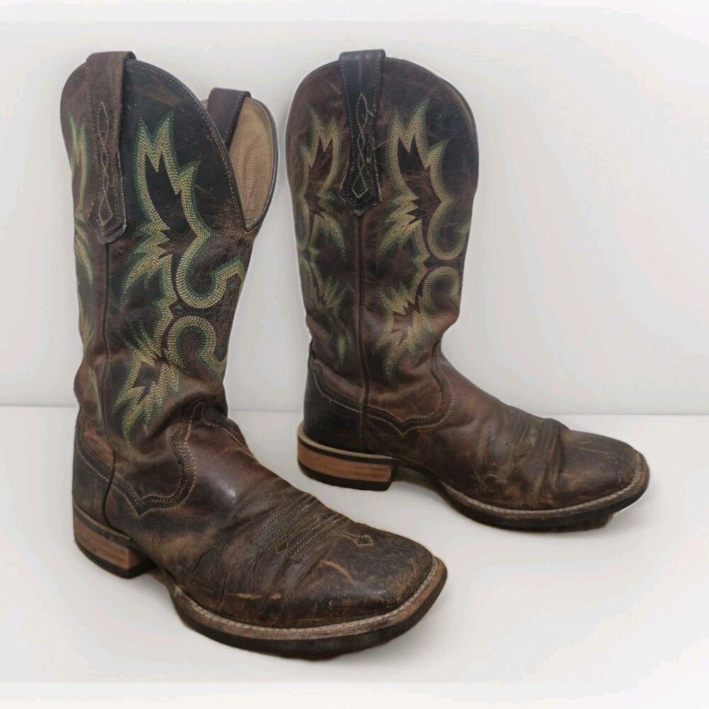 Ariat Men Size 8.5 D Tombstone Boots 10010285 Western Chestnut Square Toe